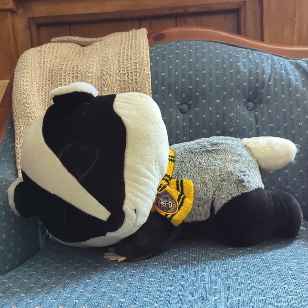 Large Plush HUFFLEPUFF Bagder pillow/Stuffed Animal